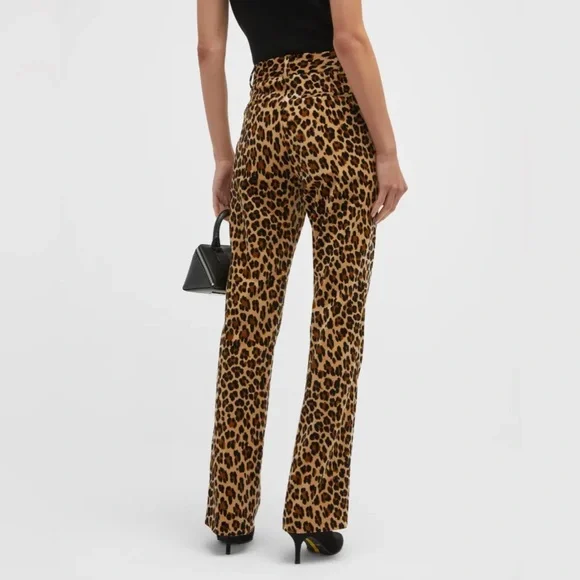 FRAME Classic Cheetah Trousers $695 NEW Size 0 leopard